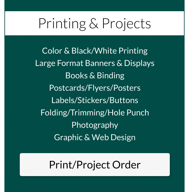 Printing or Project order